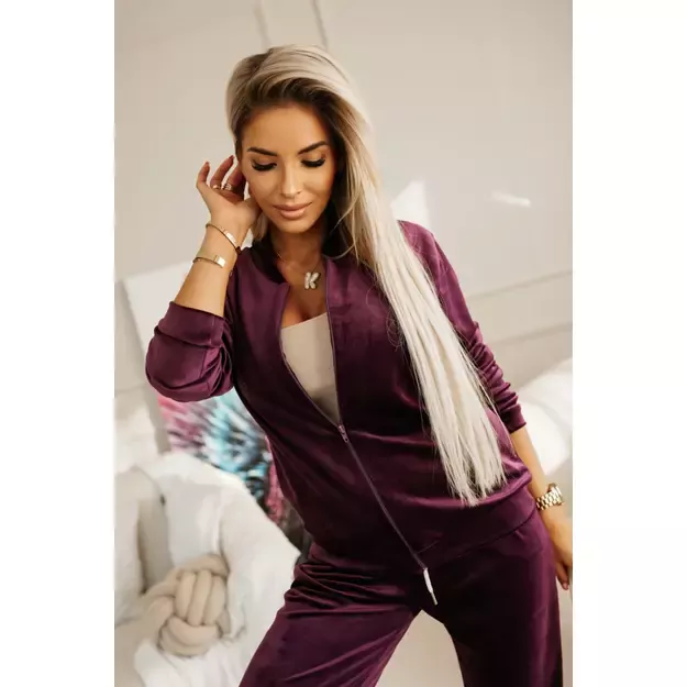 Soft veliuro komplektas LUXE violetinis